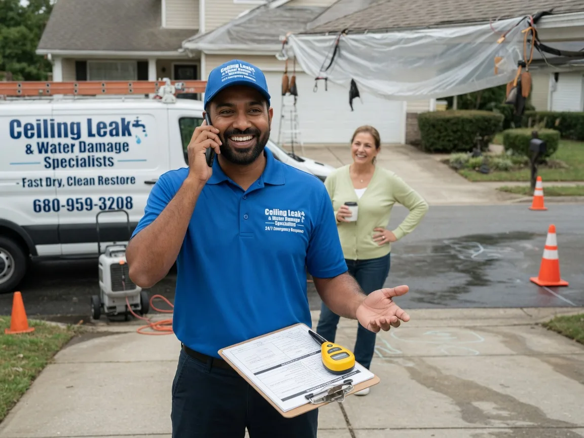 Ceiling Leak Cleanup Bat Cave, NC FAQs
